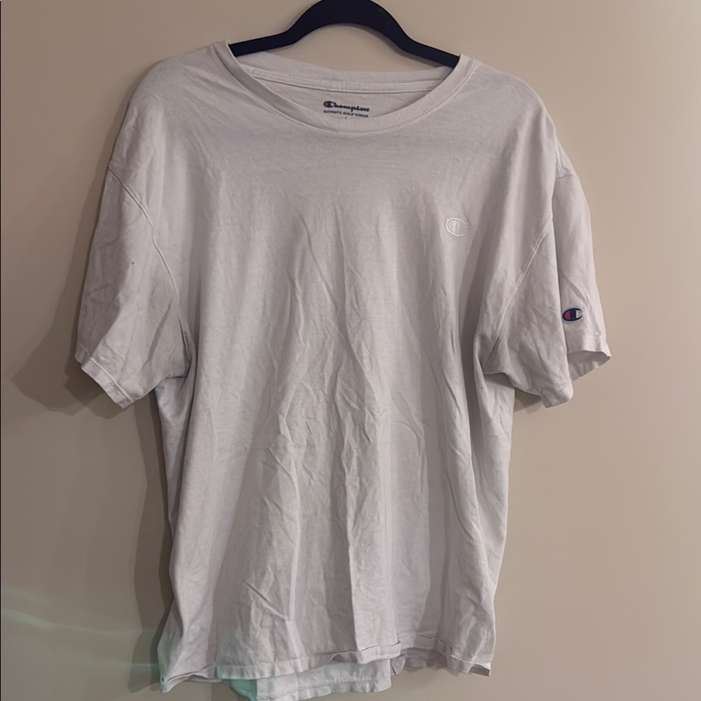 Champion White Short Sleeve Tee